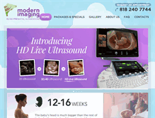 Tablet Screenshot of modernimaging.net